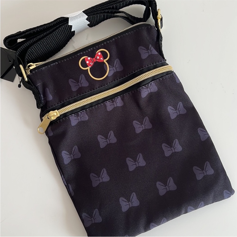 Loungefly Black and Purple Disney Crossbody Bag - Picture 2 of 6
